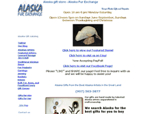 Tablet Screenshot of alaskafurexchange.com